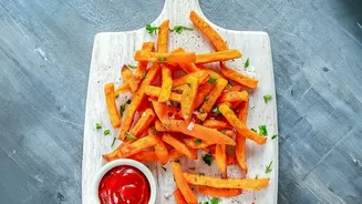 Everyday Recipes Using Sweet Potatoes: Crispy Fries With A Sweet Potato Twist