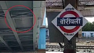 'Are We Waiting for A Disaster?' Cracks Spotted Beneath Foot Overbridge At Mumbai's Borivali Station Raise Serious Safety Concerns; Railway Clarifi...