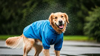 Monsoon Essential: Buy Quick Dry Microfibre Pet Raincoats Instantly