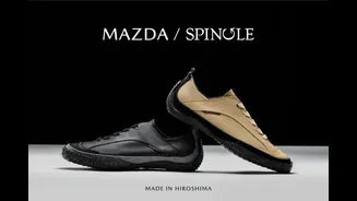 Mazda lança linha de tênis inspirada no interior de seus carros no Japão