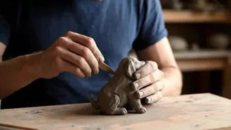 How to sculpt clay animal figures at home
