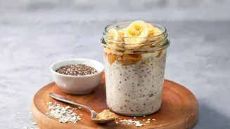Peach And Buckwheat Bring Peach Flavour To Homemade Buckwheat Pancakes With Overnight Oats