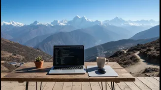 Why young professional travellers choose Ladakh to ensure remote work connectivity without storm blockages