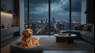 Why monsoon night storms require proactive pet anxiety planning in high-rise apartments