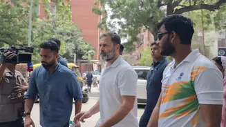 Drama unfolds as Rahul Gandhi reaches police-station with pellet victim