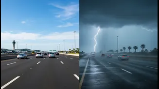 Airport Roads Need Weather And Traffic Checks