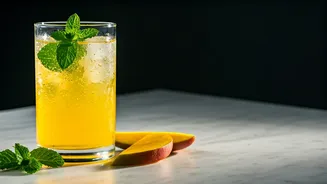 Ditch Commercial Drinks For Sparkling Mint Raw Mango Soda
