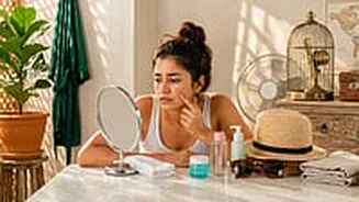 Think You’re Beating The Heat? 
Oily, Sticky, Breaking Out? Your Summer Routine Might Be The Problem