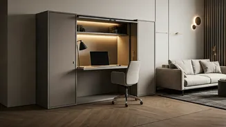 Foldaway Study Pods Become Key Selling Points For Real Estate