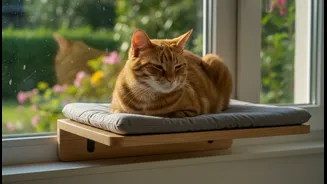 A Window Perch Can Enrich A Cat's Day Without Adding Furniture