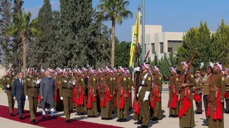 Watch: PM Modi lands in Jordan, receives ceremonial welcome on his arrival
