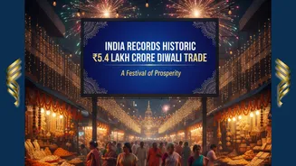 India records HISTORIC ₹5.4L crore Diwali trade