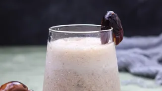 How To Prepare Spiced Badam-Milk Blends And Banana-Date Smoothies For All-Day Festive Energy