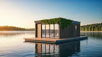 Eco Conscious Floating Water Homes Provide Dream Safe Getaways