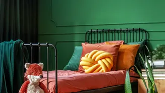 Low Maintenance Greenery Hacks Style Bedroom Desks With Air Purifying Snake Plants And Pothos