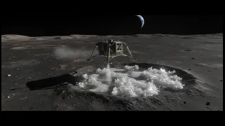 Moon-Lander Exhaust And Lunar Ice Gives Space Readers, Mission Planners And Policy Students A New Planning Question