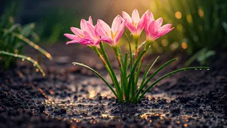 Rain Lilies Are Tiny, Pretty And Dramatic