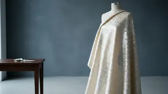 Mother-of-Pearl Textiles Bring Jewellery-Like Surfaces to Couture