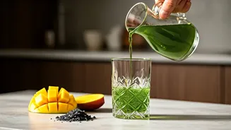 Mix Raw Mango Puree and Black Salt For Perfect Syrups