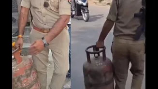 Varanasi’s ‘LPG Hack’ Backfires: ‘Drain-Gas’ Tea Party Raided By Laughing Cops; Stoves, Cylinders Snatched | Video