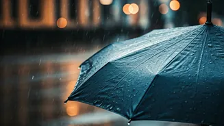Compact Umbrellas Make Rainy Walks Less Dramatic