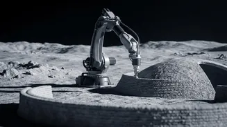 Robots to 3D print Moon habitats