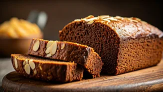Bake This Rich Ragi Almond Loaf Cake Using Raw Jaggery