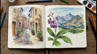 A Sketchbook Offers One Way to Travel without Consuming Every Moment