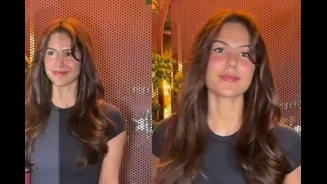 Sonam Bajwa Makes A Black Tee Look Effortlessly Chic