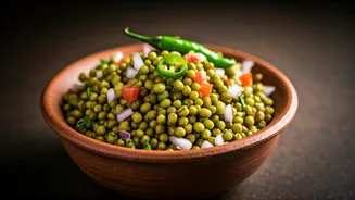 Say Hello To Sprouted Green Gram Chaat This Monsoon