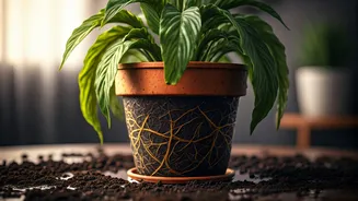 Pretty Plants Cannot Survive Drowned Roots Long