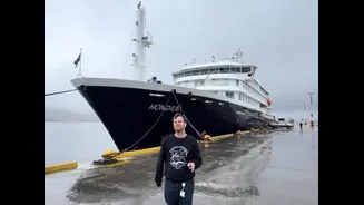 Como é o interior do cruzeiro MV Hondius, epicentro de surto de hantavírus; veja vídeo