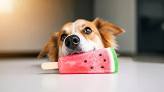 Conscientious Pet Parents Share Frozen Watermelon Dog Pop Secrets