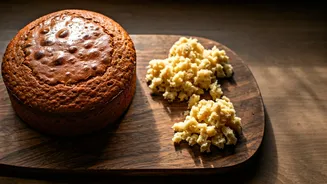 Sourdough discard improves cake texture