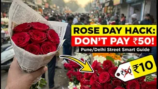 Valentine's Week: Rose Day - Don't Pay ₹50 for a Stem: The Pune/Delhi Street Smart Guide to Buying Roses on Feb 7