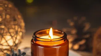 The Homemade Wax Candle Project Needs A Heat-Safe Jar Or Appropriate Mould