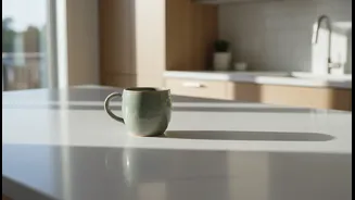 A Small Counter Needs Planned Empty Space, Not Constant Occupation