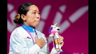Mirabai Chanu Creates History, Becomes The First Female Weightlifter To...