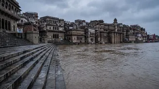 Varanasi Flood Risk Explained: Ganga Crosses Warning Level, Boats Suspended