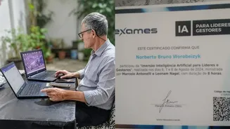 Idoso estuda IA aos 78 anos e se torna diretor de empresa de tecnologia