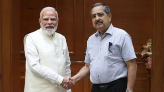 PM Modi greets new NITI Aayog team as Ashok Lahiri takes charge as Vice Chairman