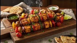 The Useful Indian Angle in World Kebab Day Vegetarian Snack Boards Is Smoky Regional Kebabs