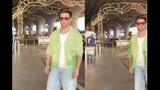 Pulkit Samrat’s Lime-Green Layered Airport Outfit Is Effortlessly Cool