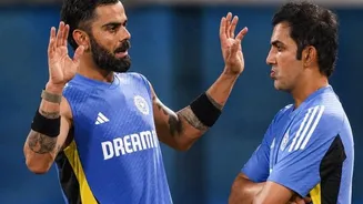 Virat Kohli and Gautam Gambhir Avoid Interaction During India's Edgbaston Training Ahead of 1st ODI vs England; Reignite Rift Rumours