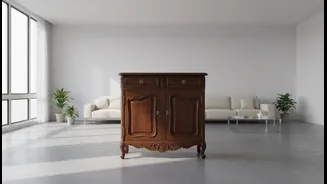 A Single Vintage Cabinet Can Bring Character To A Modern Flat