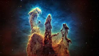 Hubble's Cosmic Canvas: Unveiling Universe's Wonders and Stellar Phenomena