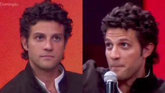 Chay Suede fica constrangido após atitude de Luciano Huck no'Domingão'