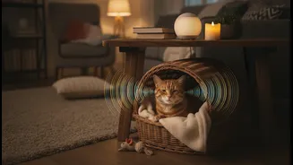 Predictable Sounds And Safe Spaces Can Support Nervous Pets During Thunder