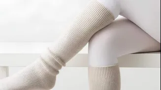 How to style knee-high socks