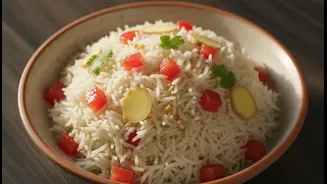 Tomato, Ginger and Garlic Give Basmati a Deeper Savoury Base